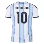 Günstige Argentinien Maradona 10 Herrentrikot Heim WM 2026 Kurzarm