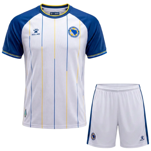 Günstige Bosnien und Herzegowina Kindertrikot Auswärts WM 2026 Kurzarm