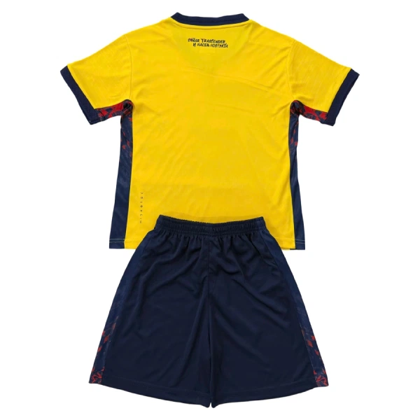 Günstige Ecuador Kindertrikot Heim WM 2026 Kurzarm