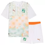 Günstige Elfenbeinküste Kindertrikot Auswärts WM 2026 Kurzarm