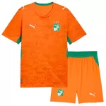 Günstige Elfenbeinküste Kindertrikot Heim WM 2026 Kurzarm