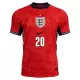Günstige England Palmer 20 Herrentrikot Auswärts WM 2026 Kurzarm