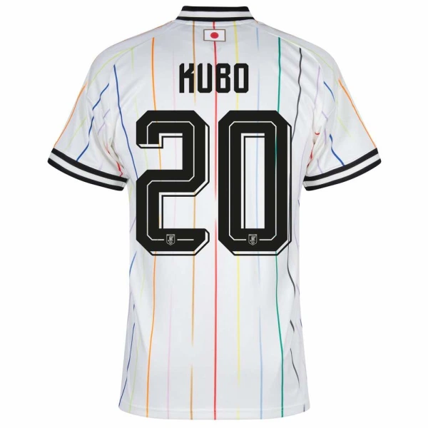 Günstige Japan Kubo 20 Herrentrikot Auswärts WM 2026 Kurzarm Günstige Japan Kubo 20 Herrentrikot Auswärts WM 2026 Kurzarm