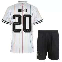 Günstige Japan Kubo 20 Kindertrikot Auswärts WM 2026 Kurzarm Günstige Japan Kubo 20 Kindertrikot Auswärts WM 2026 Kurzarm