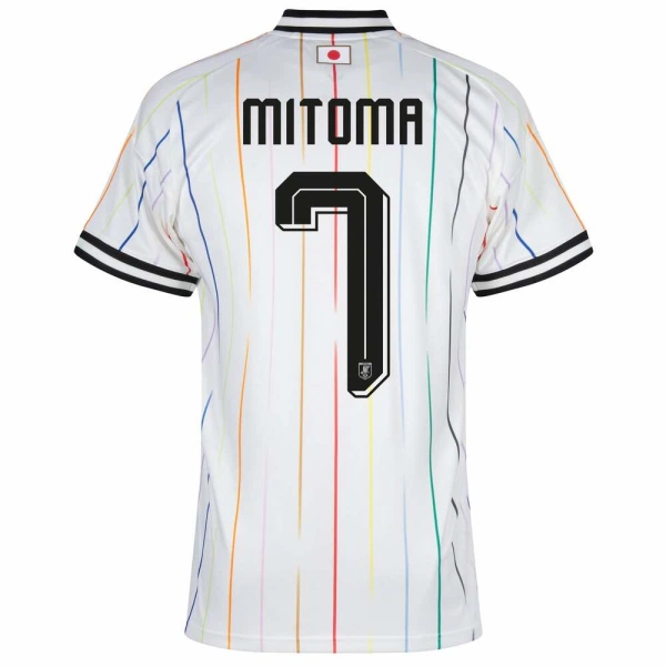 Günstige Japan Mitoma 7 Herrentrikot Auswärts WM 2026 Kurzarm