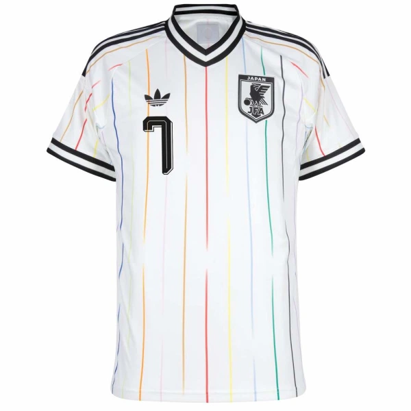 Günstige Japan Mitoma 7 Herrentrikot Auswärts WM 2026 Kurzarm