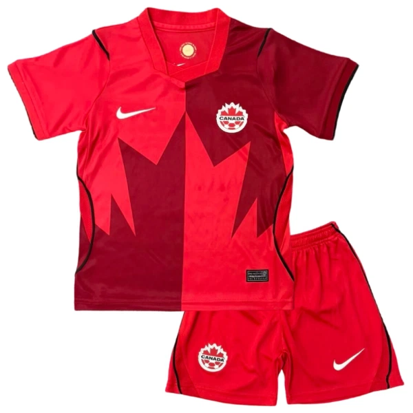 Günstige Kanada Kindertrikot Heim WM 2026 Kurzarm Günstige Kanada Kindertrikot Heim WM 2026 Kurzarm