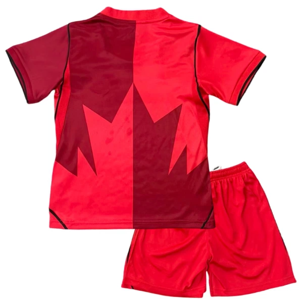 Günstige Kanada Kindertrikot Heim WM 2026 Kurzarm