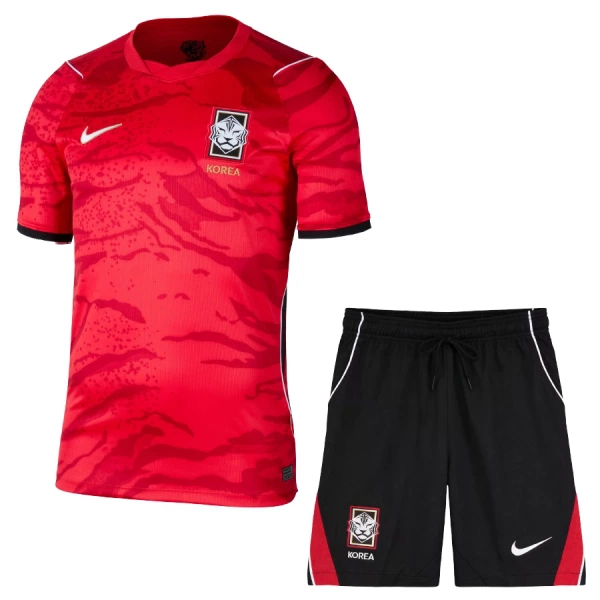 Günstige Südkorea Kindertrikot Heim WM 2026 Kurzarm Günstige Südkorea Kindertrikot Heim WM 2026 Kurzarm