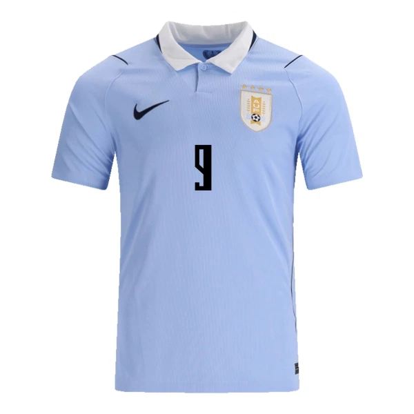 Günstige Uruguay Darwin Nunez 9 Herrentrikot Heim WM 2026 Kurzarm