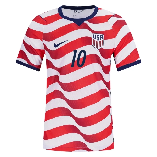 Günstige USA Pulisic 10 Herrentrikot Heim WM 2026 Kurzarm