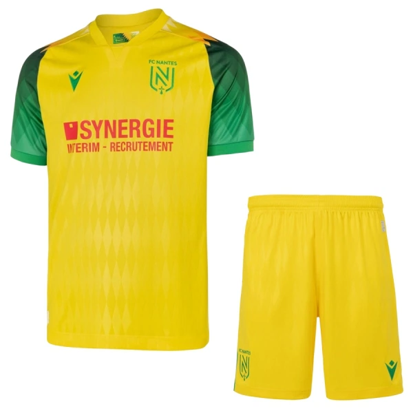 Günstige FC Nantes Kindertrikot Heim 2026/27 Kurzarm Günstige FC Nantes Kindertrikot Heim 2026/27 Kurzarm