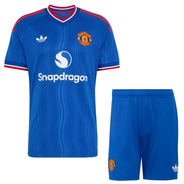 Günstige Manchester United Kindertrikot Auswärts 2026/27 Kurzarm