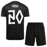Günstige Norwegen Nusa 20 Kindertrikot Auswärts WM 2026 Kurzarm
