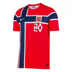 Günstige Norwegen Nusa 20 Kindertrikot Heim WM 2026 Kurzarm
