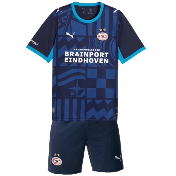 Günstige PSV Eindhoven Kindertrikot Ausweich 2026/27 Kurzarm Günstige PSV Eindhoven Kindertrikot Ausweich 2026/27 Kurzarm