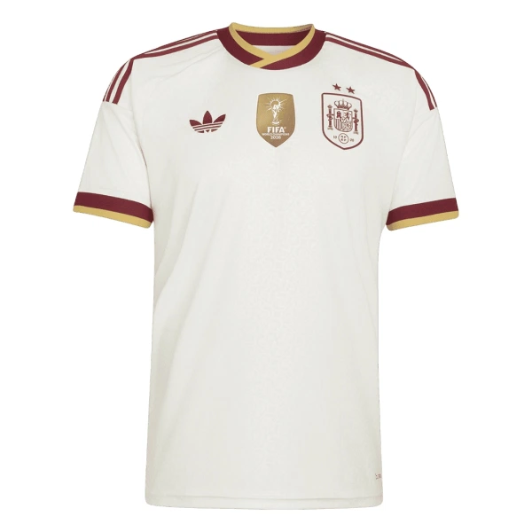 Günstige Spanien 2 Stars Herrentrikot Auswärts WM 2026 Kurzarm Günstige Spanien 2 Stars Herrentrikot Auswärts WM 2026 Kurzarm