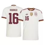 Günstige Spanien 2 Stars Rodrigo 16 Herrentrikot Auswärts WM 2026 Kurzarm