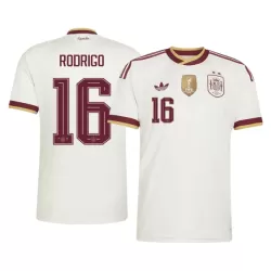 Günstige Spanien 2 Stars Rodrigo 16 Herrentrikot Auswärts WM 2026 Kurzarm