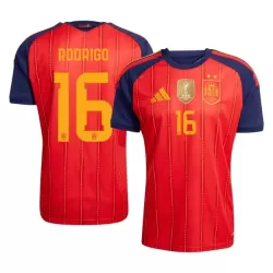 Günstige Spanien 2 Stars Rodrigo 16 Herrentrikot Heim WM 2026 Kurzarm Günstige Spanien 2 Stars Rodrigo 16 Herrentrikot Heim WM 2026 Kurzarm
