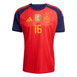 Günstige Spanien 2 Stars Rodrigo 16 Herrentrikot Heim WM 2026 Kurzarm