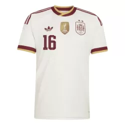 Günstige Spanien 2 Stars Rodrigo 16 Kindertrikot Auswärts WM 2026 Kurzarm