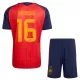 Günstige Spanien 2 Stars Rodrigo 16 Kindertrikot Heim WM 2026 Kurzarm Günstige Spanien 2 Stars Rodrigo 16 Kindertrikot Heim WM 2026 Kurzarm