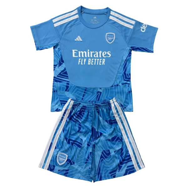 Günstige Arsenal Torwart Kindertrikot 2026/27 Kurzarm Blaue