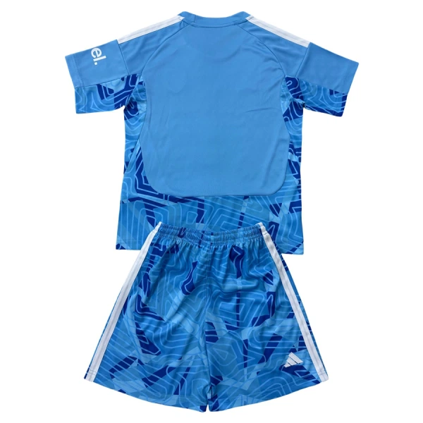 Günstige Arsenal Torwart Kindertrikot 2026/27 Kurzarm Blaue