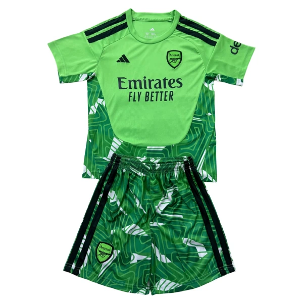 Günstige Arsenal Torwart Kindertrikot 2026/27 Kurzarm Grüne Günstige Arsenal Torwart Kindertrikot 2026/27 Kurzarm Grüne