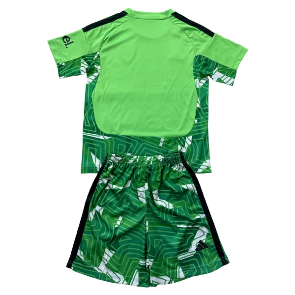 Günstige Arsenal Torwart Kindertrikot 2026/27 Kurzarm Grüne