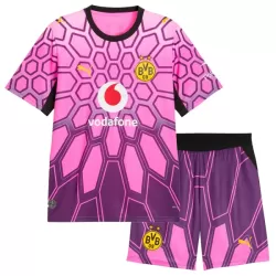 Günstige Borussia Dortmund Kobel 1 Torwart Kindertrikot Auswärts 2026/27 Kurzarm Rosa
