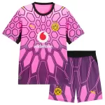 Günstige Borussia Dortmund Torwart Kindertrikot Auswärts 2026/27 Kurzarm Rosa