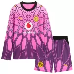 Günstige Borussia Dortmund Torwart Kindertrikot Auswärts 2026/27 Langarm Rosa