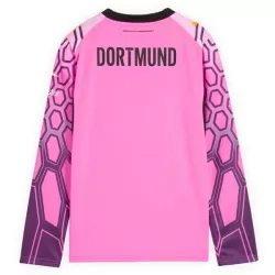 Günstige Borussia Dortmund Torwart Kindertrikot Auswärts 2026/27 Langarm Rosa