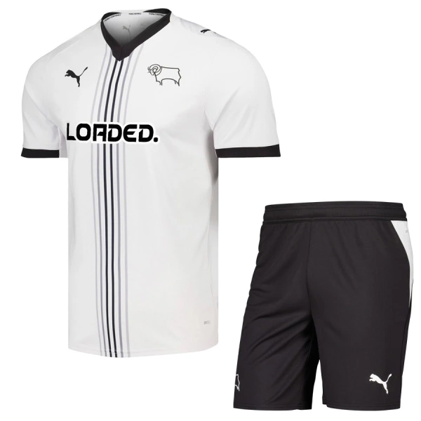 Günstige Derby County Kindertrikot Heim 2026/27 Kurzarm Günstige Derby County Kindertrikot Heim 2026/27 Kurzarm