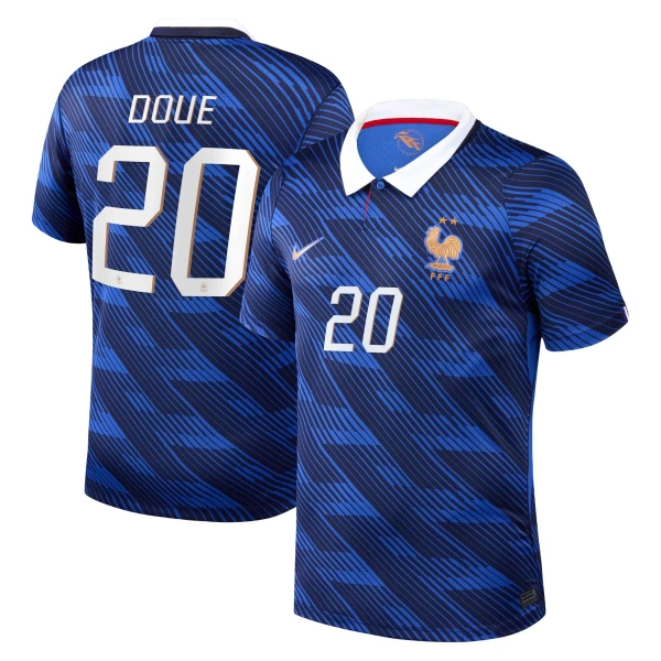 Günstige Frankreich Desire Doue 20 Herrentrikot Heim WM 2026 Kurzarm Günstige Frankreich Desire Doue 20 Herrentrikot Heim WM 2026 Kurzarm