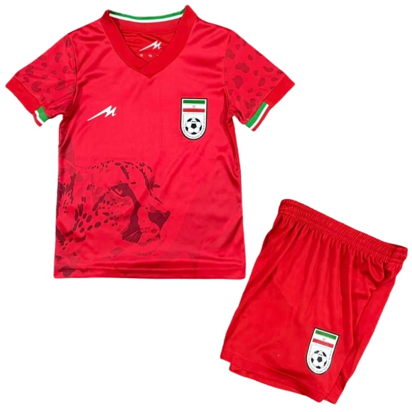 Günstige Iran Kindertrikot Auswärts WM 2026 Kurzarm Günstige Iran Kindertrikot Auswärts WM 2026 Kurzarm