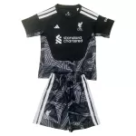 Günstige Liverpool Torwart Kindertrikot 2026/27 Kurzarm Schwarze