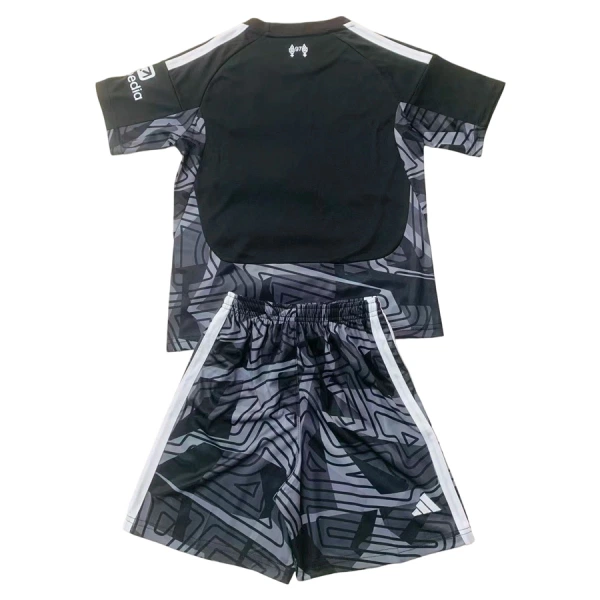 Günstige Liverpool Torwart Kindertrikot 2026/27 Kurzarm Schwarze
