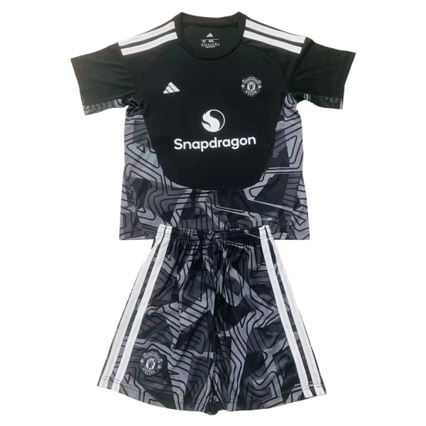 Günstige Manchester United Torwart Kindertrikot 2026/27 Kurzarm Schwarze Günstige Manchester United Torwart Kindertrikot 2026/27 Kurzarm Schwarze