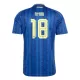 Günstige Schweden Ayari 18 Herrentrikot Auswärts WM 2026 Kurzarm Günstige Schweden Ayari 18 Herrentrikot Auswärts WM 2026 Kurzarm