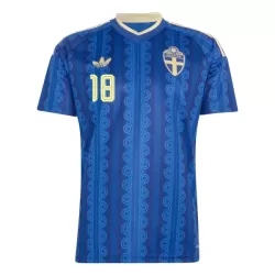 Günstige Schweden Ayari 18 Herrentrikot Auswärts WM 2026 Kurzarm