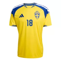 Günstige Schweden Ayari 18 Herrentrikot Heim WM 2026 Kurzarm