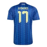 Günstige Schweden Gyokeres 17 Herrentrikot Auswärts WM 2026 Kurzarm