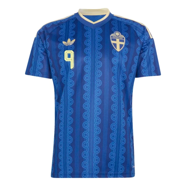 Günstige Schweden Isak 9 Herrentrikot Auswärts WM 2026 Kurzarm
