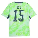 Günstige Schweiz Djibril Sow 15 Herrentrikot Auswärts WM 2026 Kurzarm