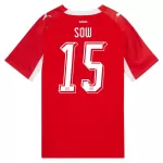 Günstige Schweiz Djibril Sow 15 Herrentrikot Heim WM 2026 Kurzarm