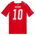 Günstige Schweiz Granit Xhaka 10 Herrentrikot Heim WM 2026 Kurzarm