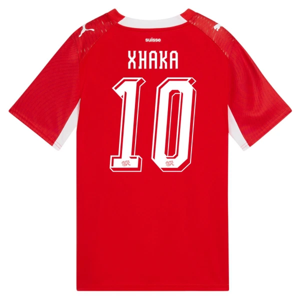 Günstige Schweiz Granit Xhaka 10 Herrentrikot Heim WM 2026 Kurzarm Günstige Schweiz Granit Xhaka 10 Herrentrikot Heim WM 2026 Kurzarm